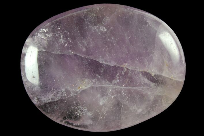 1.7" Polished Amethyst Flat Pocket Stones - Photo 1